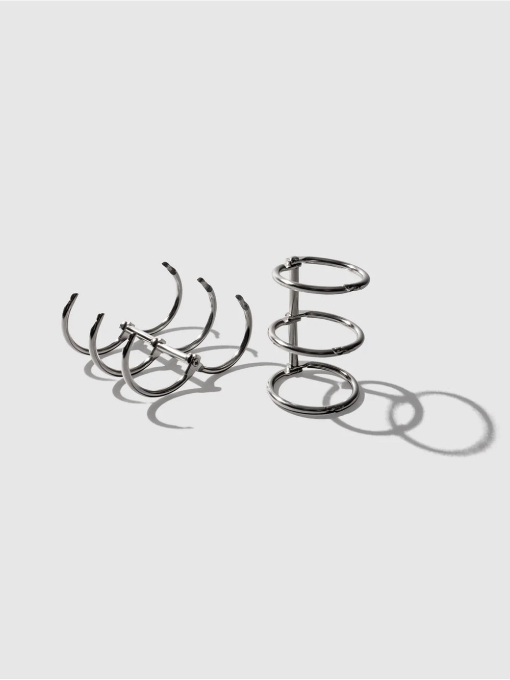 Cloth & Paper Silver 1" Planner Rings - 3-Pack - Picture 3 of 6